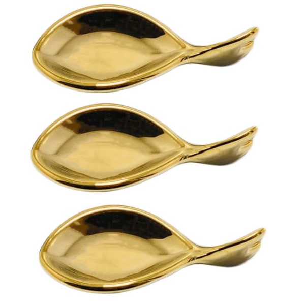 ظرف سرو مدل ماهی مجموعه 3 عددی