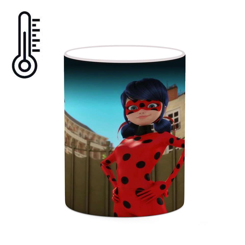 ماگ حرارتی کاکتی طرح کارتون Miraculous مدل mgh22872