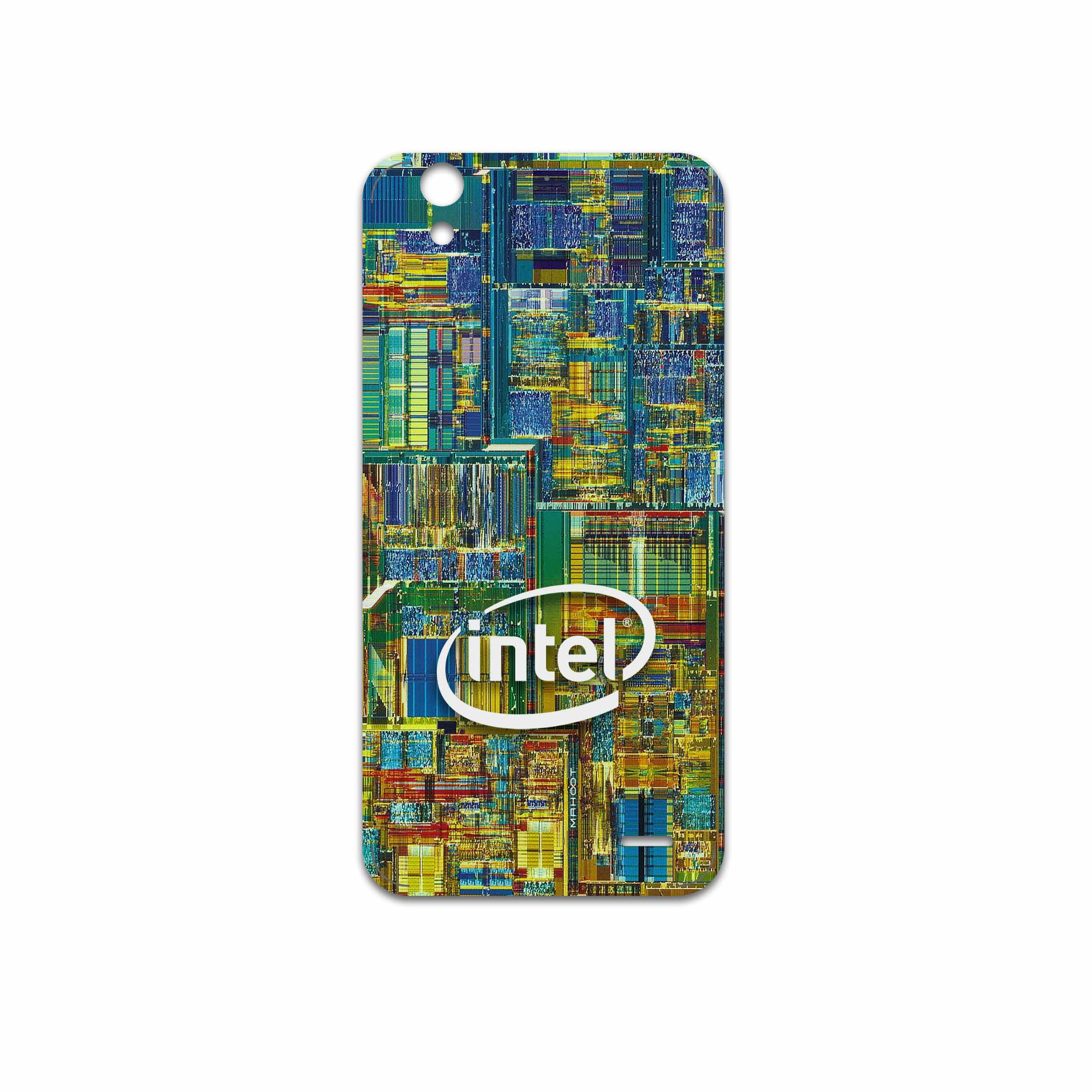 برچسب پوششی ماهوت مدل Intel Brand مناسب برای گوشی موبایل هوآوی Ascend G630