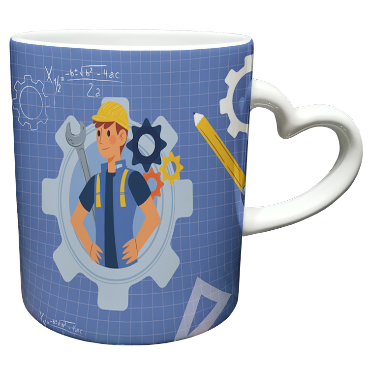 ماگ مدل دسته قلبی طرح مهندس کد 4