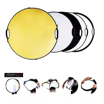 رفلکتور دستی پنج کاره 80 سانتی متر Reflector handles 5 in 1