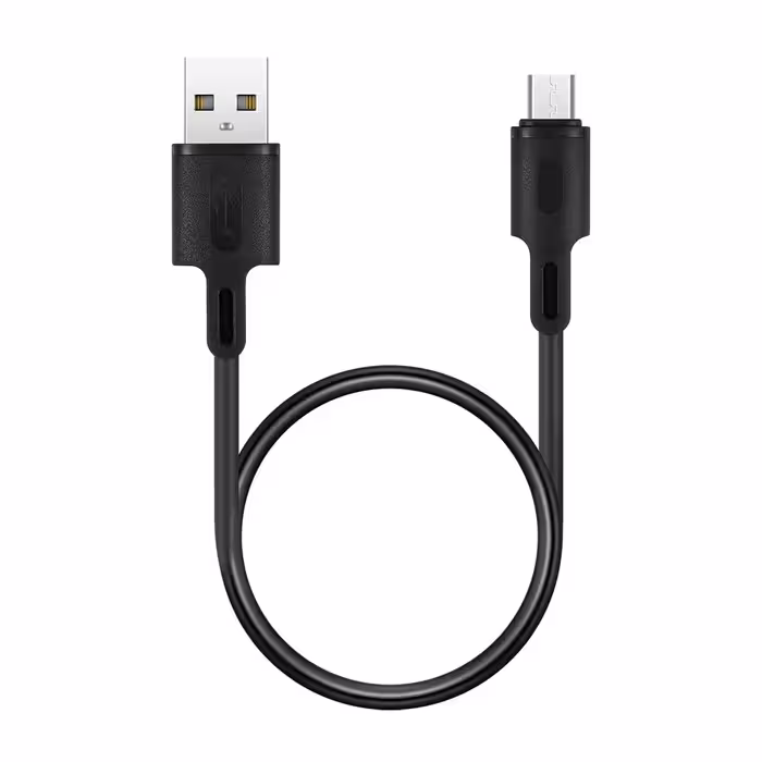 کابل تبدیل USB به microUSB راک رز مدل Beta AM Mini طول 0.3 متر 