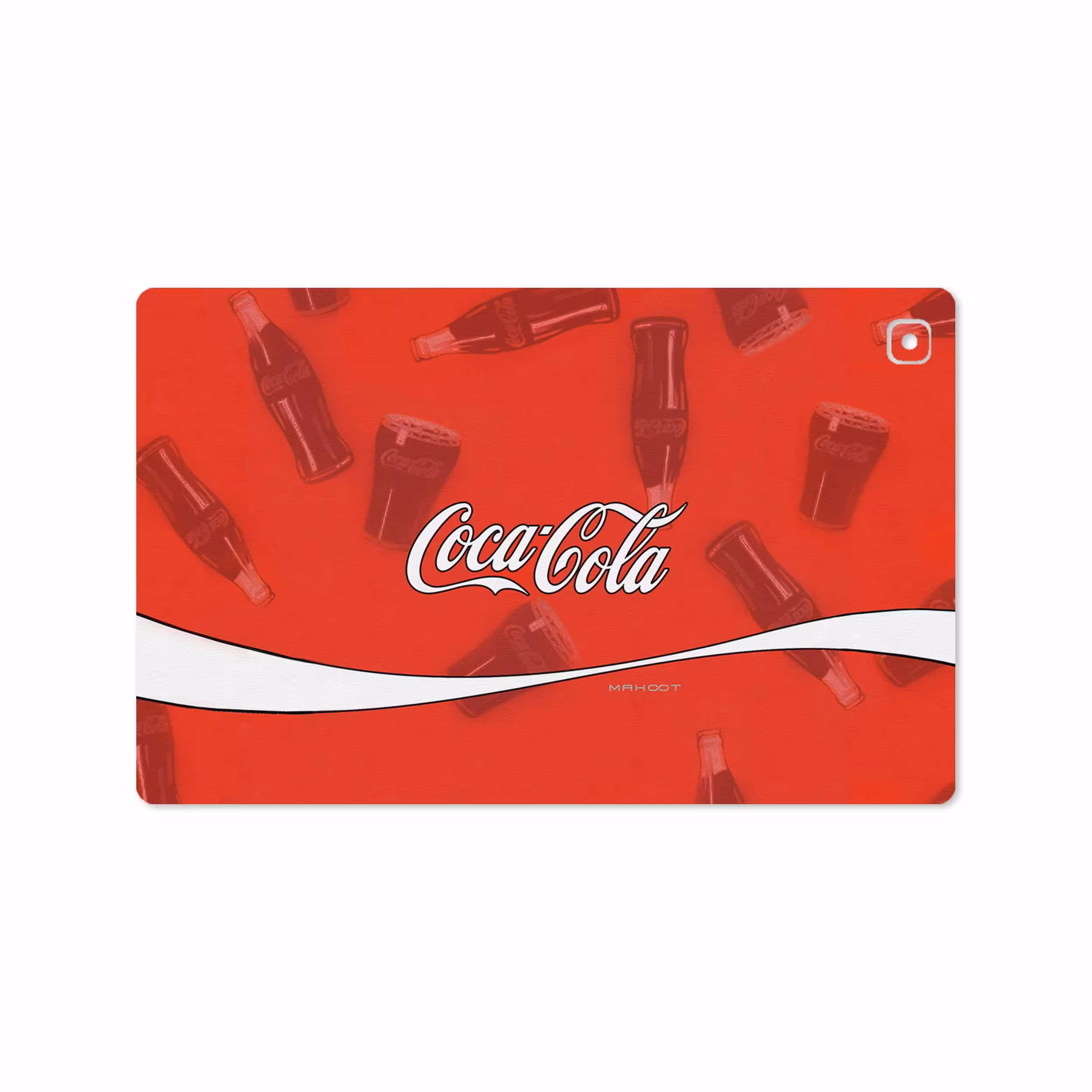 برچسب پوششی ماهوت مدل Coca-Cola-Logo مناسب برای تبلت سامسونگ Galaxy Tab A7 10.4 LTE 2020 T505