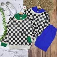 هودی شلوار شطرنجی