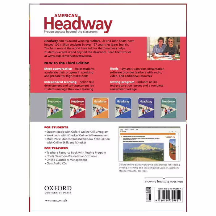 کتاب American Headway 1 3rd اثر John and Liz Soars انتشارات هدف نوین