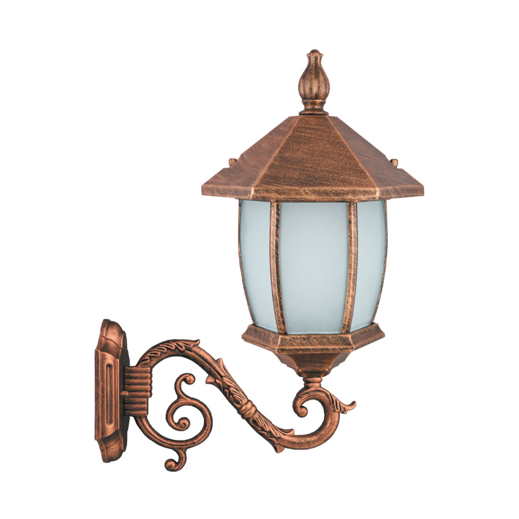 چراغ دیواری پارکی تکشیدفام مدل ویکتوریا خمره ای کد 8102-16