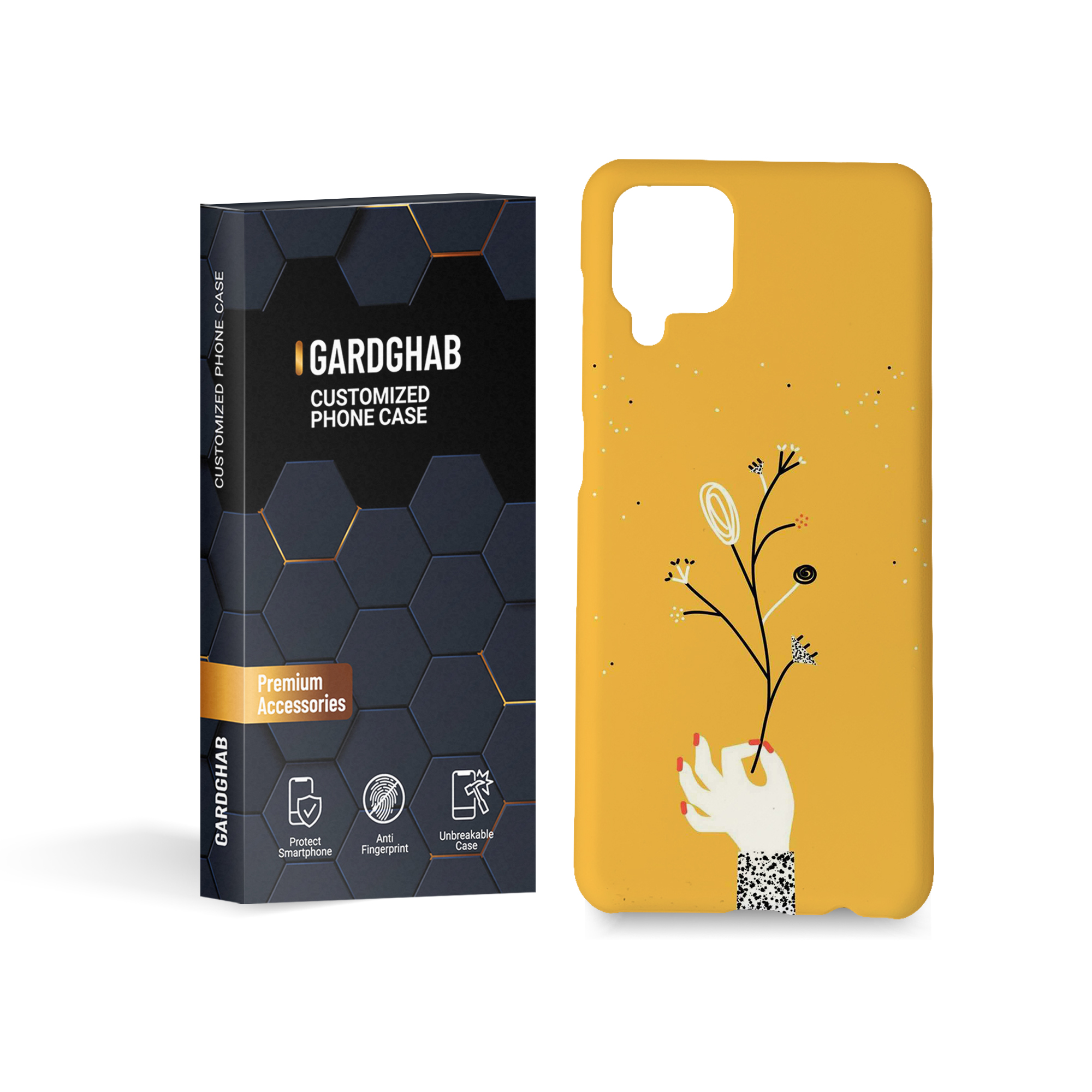 کاور گارد قاب مدل دخترانه مناسب برای گوشی موبایل سامسونگ Galaxy a12