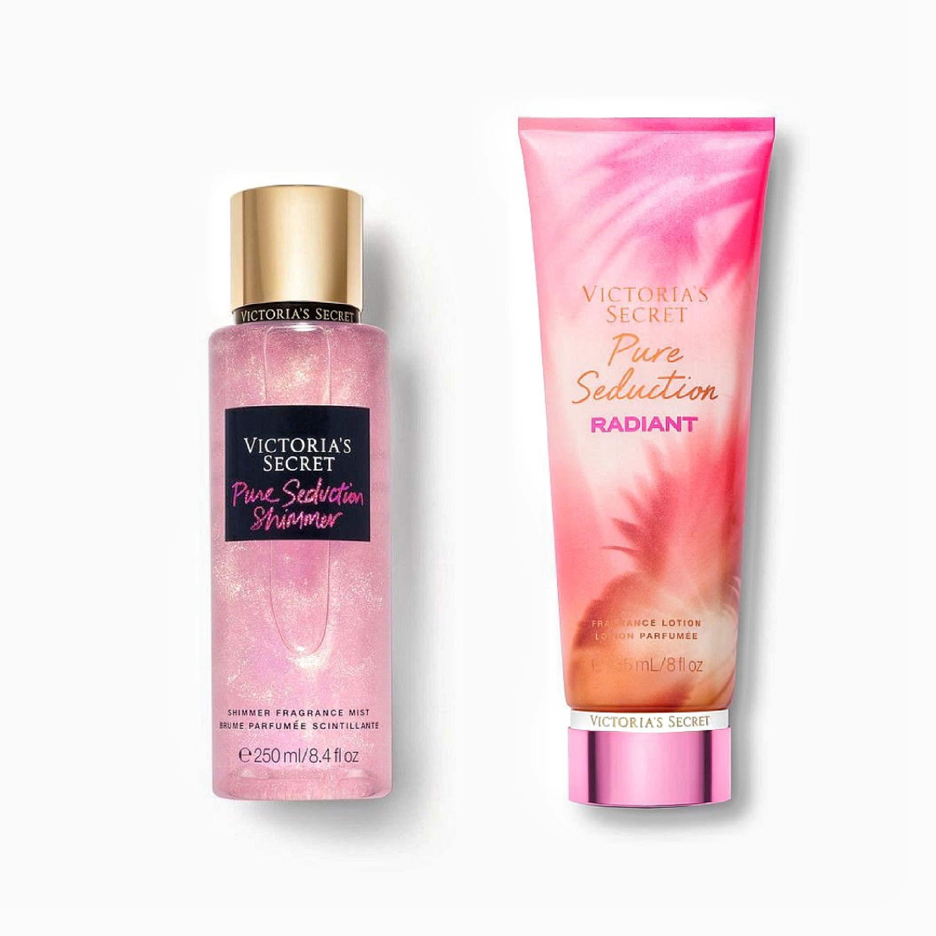 ست بادی اسپلش و لوسیون ویکتوریا سکرت pure seduction