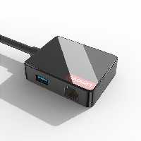 هاب 4 پورت لنوو Lenovo LP0803 4 in 1 USB HUB Adapter 3USB30 1RJ45 new