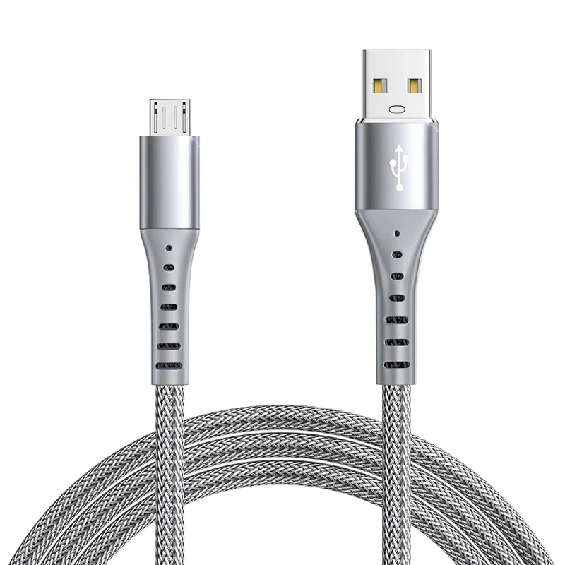 کابل فست شارژ Micro برزنتی با سرعت 3A مدل FP-124 FC-218