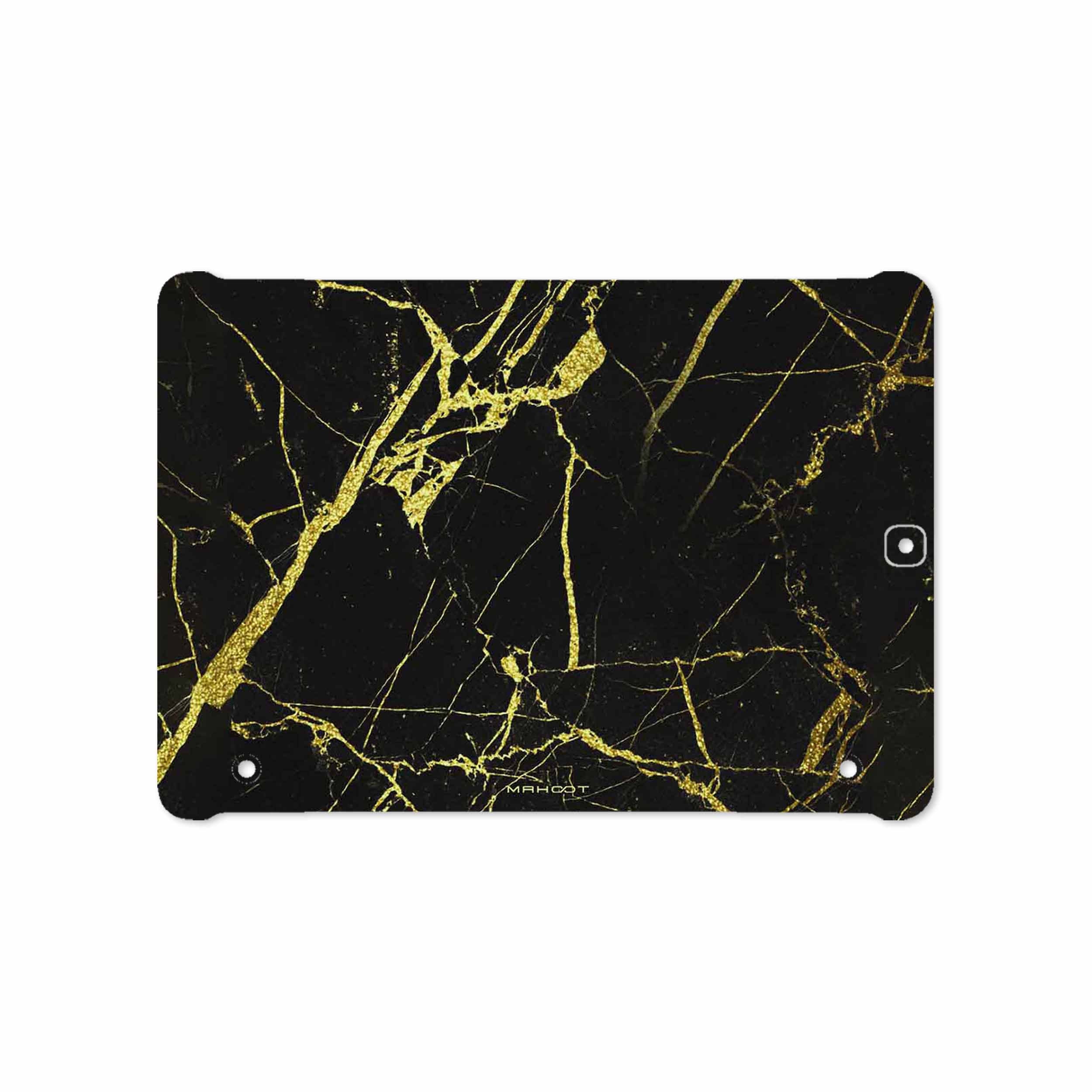 برچسب پوششی ماهوت مدل Graphite-Gold-Marble مناسب برای تبلت سامسونگ Galaxy Tab S2 9.7 2016 T813N