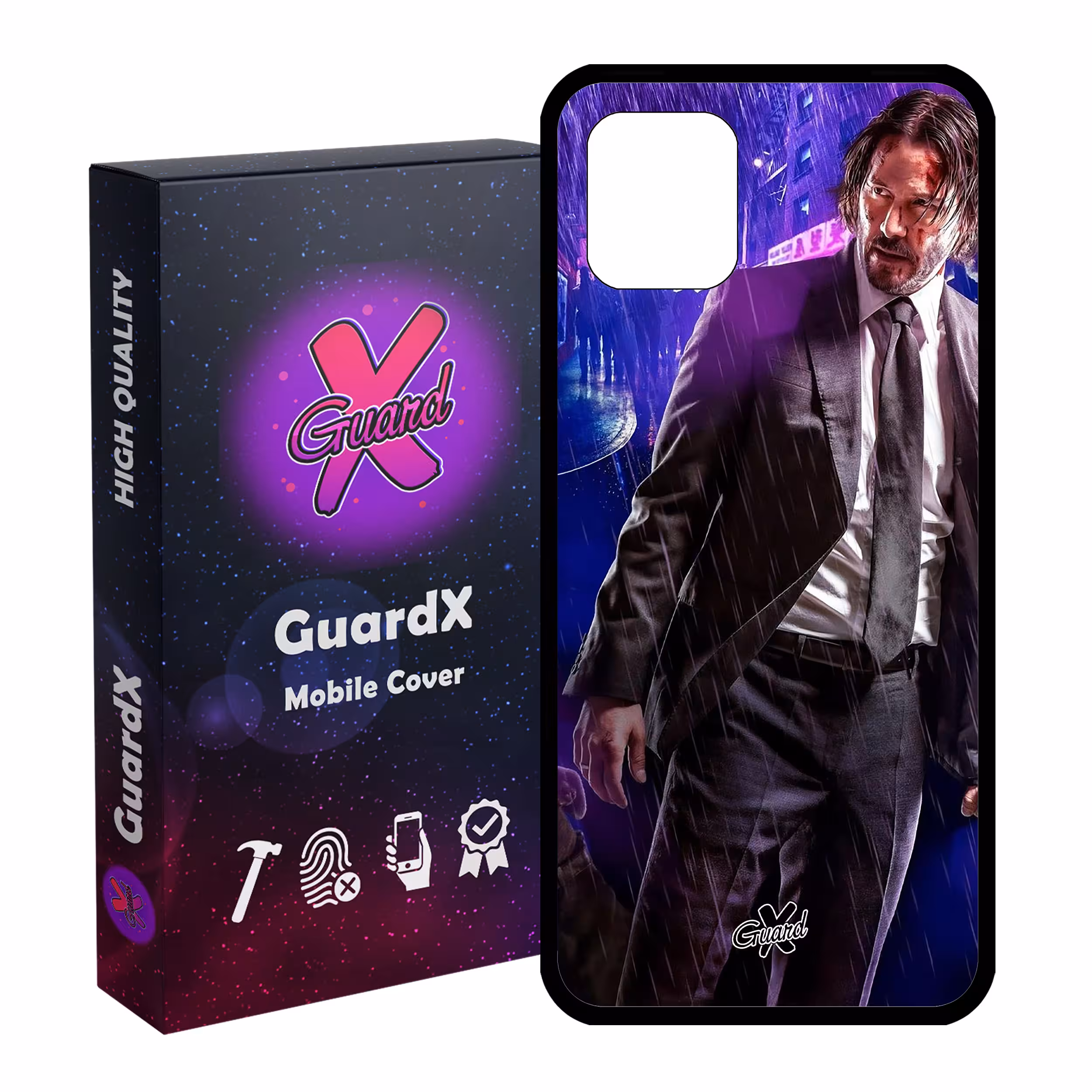 کاور گارد ایکس طرح John Wick مدل Glass10124 مناسب برای گوشی موبایل سامسونگ Galaxy Note 10 Lite