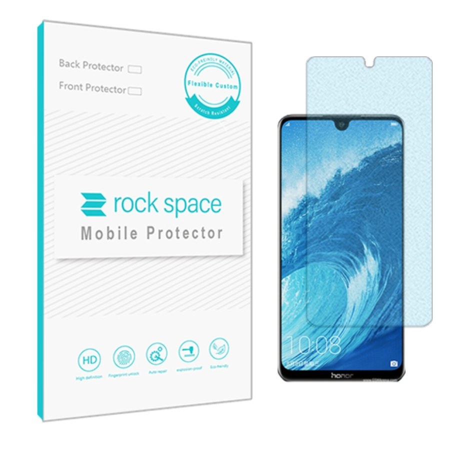  گلس نانو مات بلوکات (ضد اشعه آبی) و ضد ضربه آنر 8X Max برند راک اسپیس 