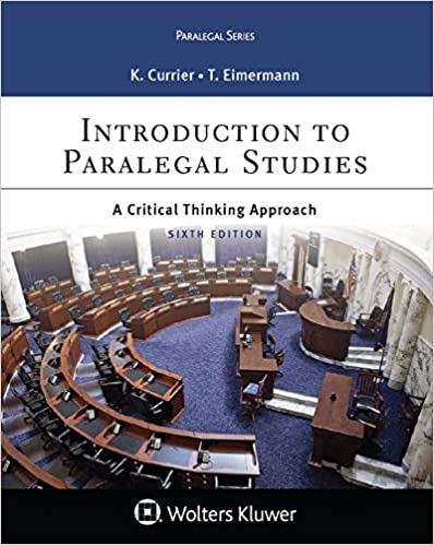 خرید و دانلود نسخه کامل کتاب Introduction to Paralegal Studies: A Critical Thinking Approach (6th Edition) - pdf