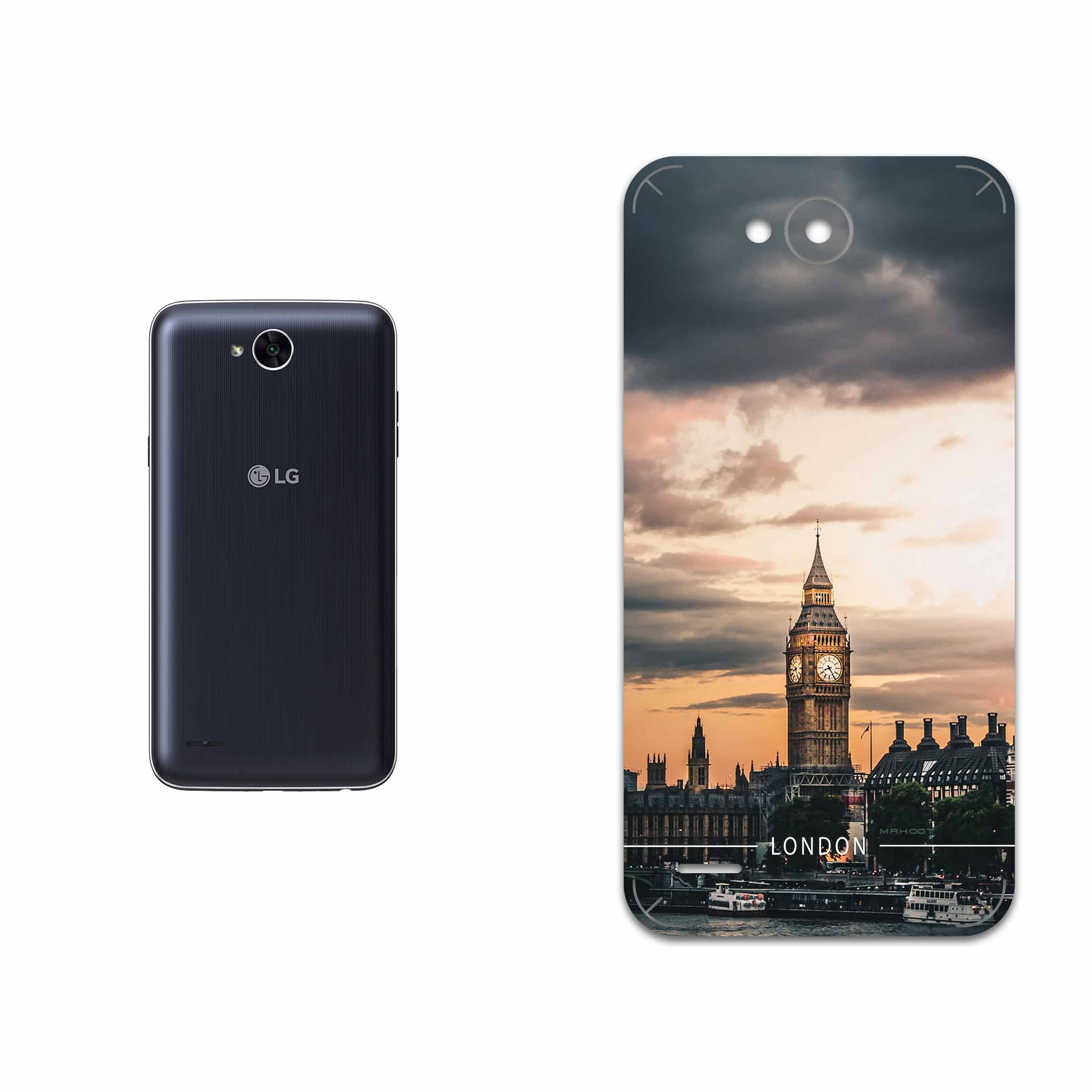 برچسب پوششی ماهوت مدل London City مناسب برای گوشی موبایل ال جی X Power 2