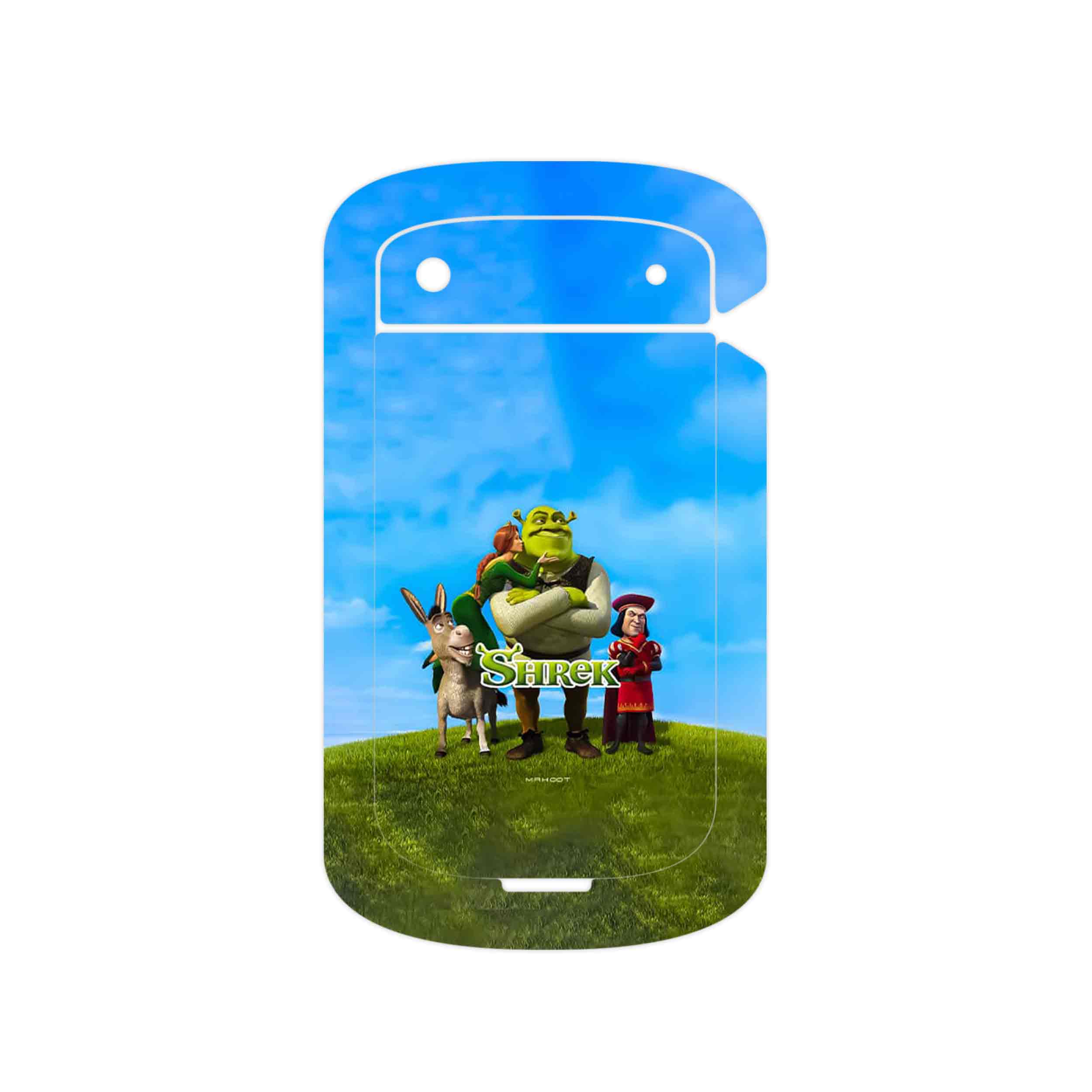 برچسب پوششی ماهوت مدل Shrek مناسب برای گوشی موبایل بلک بری Bold Touch 9900