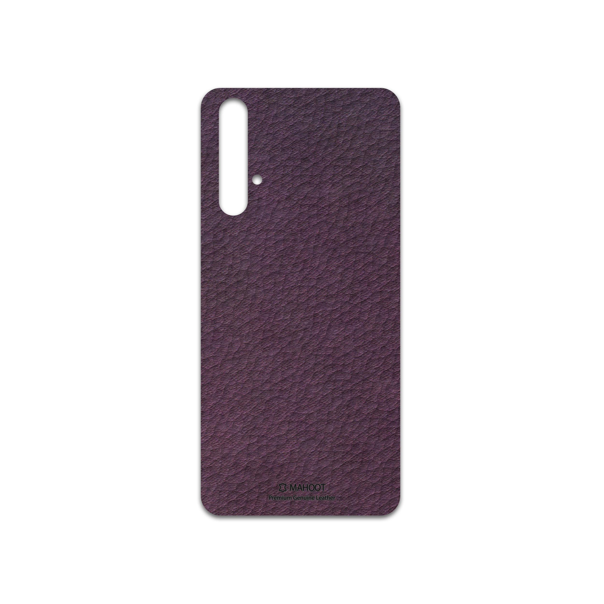 برچسب پوششی ماهوت مدل Purple-Leather مناسب برای گوشی موبایل هوآوی NOVA 5T