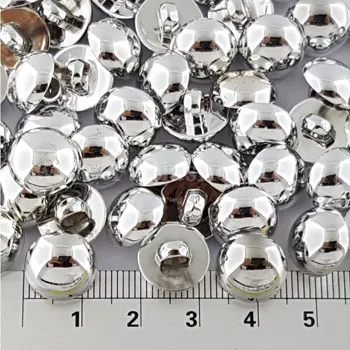 دکمه فندقی 20 100عدد نقره ای