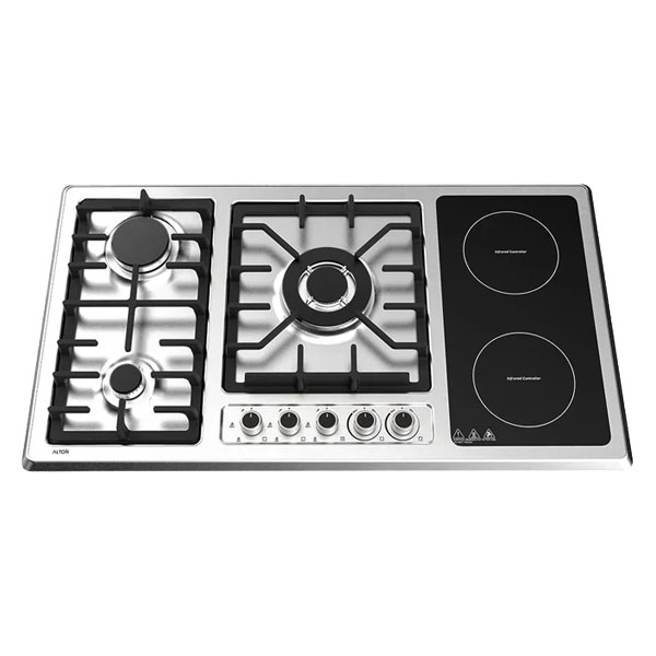 اجاق گاز صفحه ای آلتون 5 شعله مدل SC518E