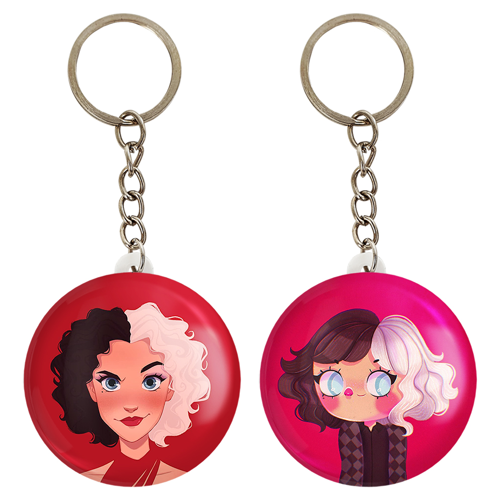 جاکلیدی خندالو مدل کروئلا کد 1074810756 مجموعه 2 عددی