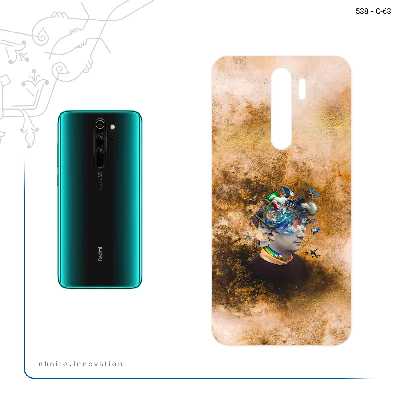 برچسب پوششی ماهوت مدل Collage of surreal Portrait of Men مناسب برای گوشی موبایل شیائومی Redmi Note 8 Pro