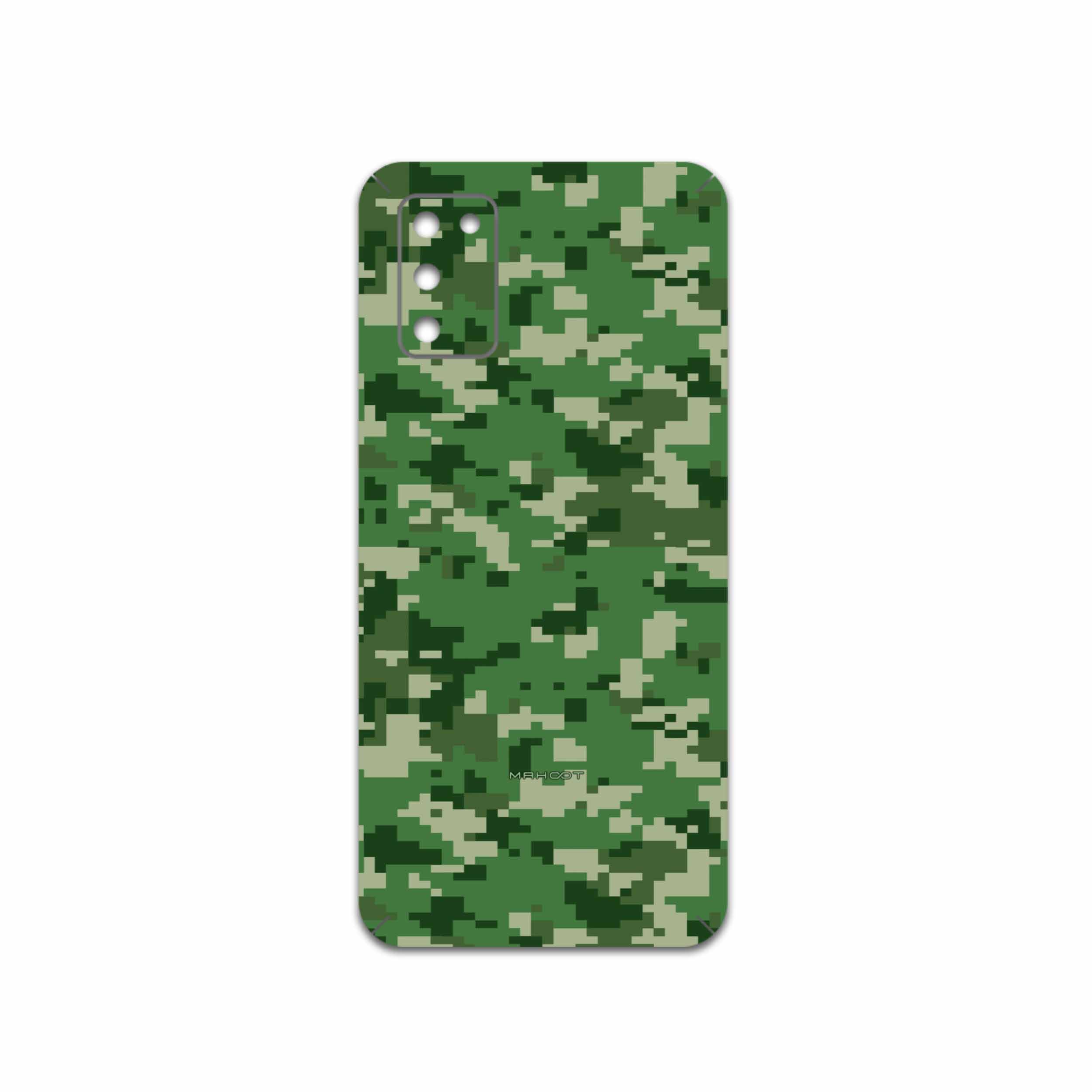 برچسب پوششی ماهوت مدل Army-Green-Pixel مناسب برای گوشی موبایل سامسونگ Galaxy A03S