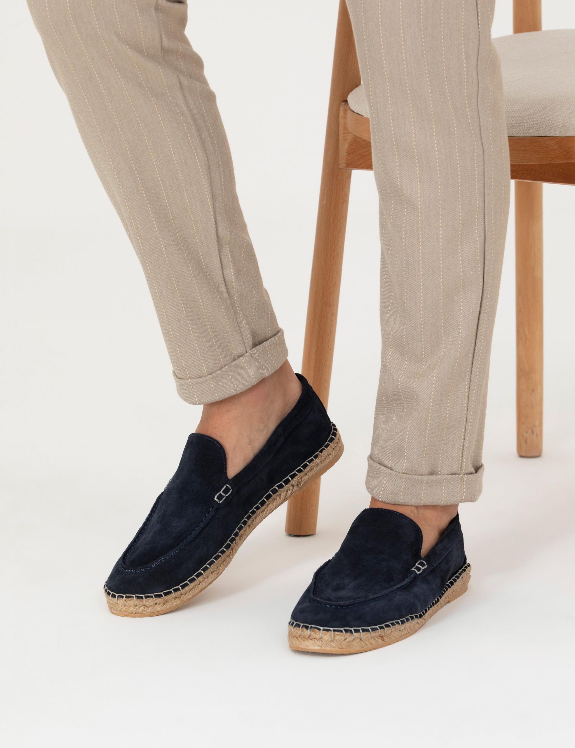 کفش لوفر مردانه سرمه ای پیرکاردین - فروشگاه لباس شهرمون