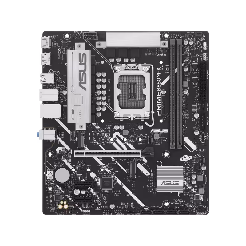 مادربرد ASUS PRIME B860M-K D5 | گزینه اقتصادی برای نسل جدید