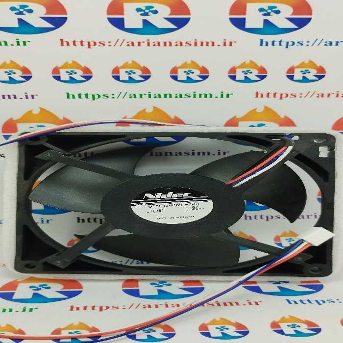 فن یخچال فریزری هیتاچی 12 ولت 3 سیم اینورتری ساخت تایوان مدل U12E12MS2AB3-57 | آریا سیتی