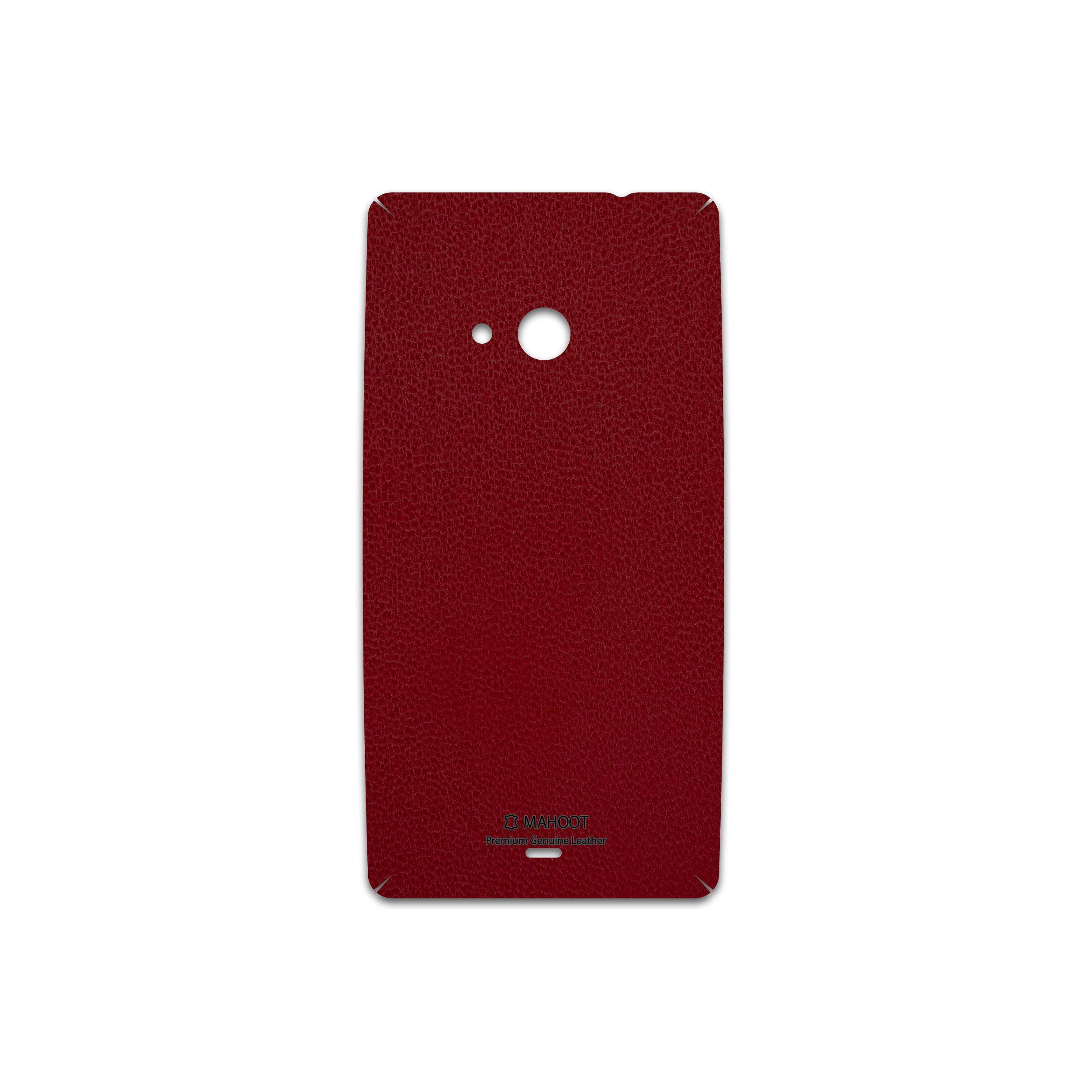 برچسب پوششی ماهوت مدل Red-Leather مناسب برای گوشی موبایل مایکروسافت Lumia 535