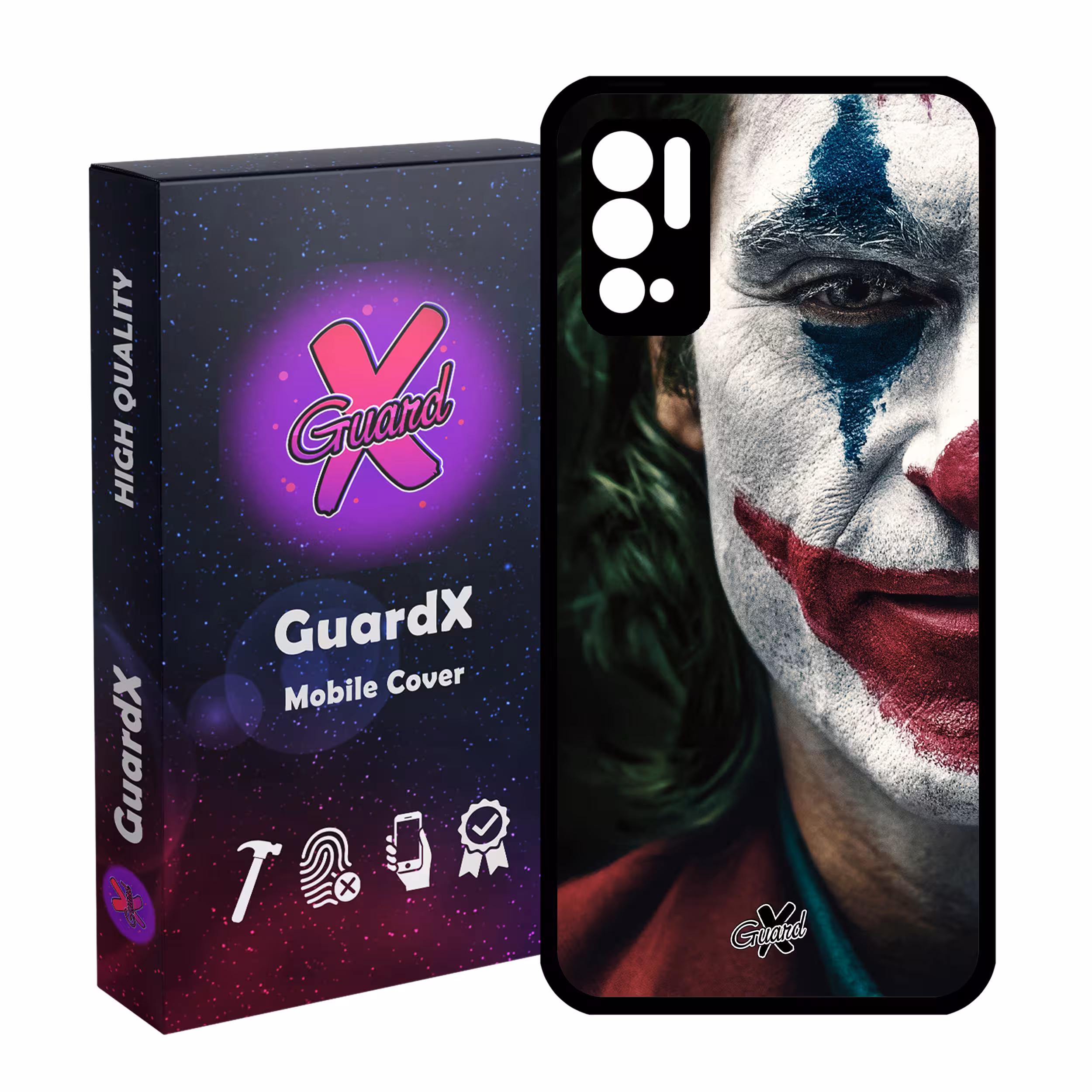 کاور گارد ایکس طرح Joker مدل Glass10165 مناسب برای گوشی موبایل شیائومی Redmi Note 10 5G / Poco M3 Pro