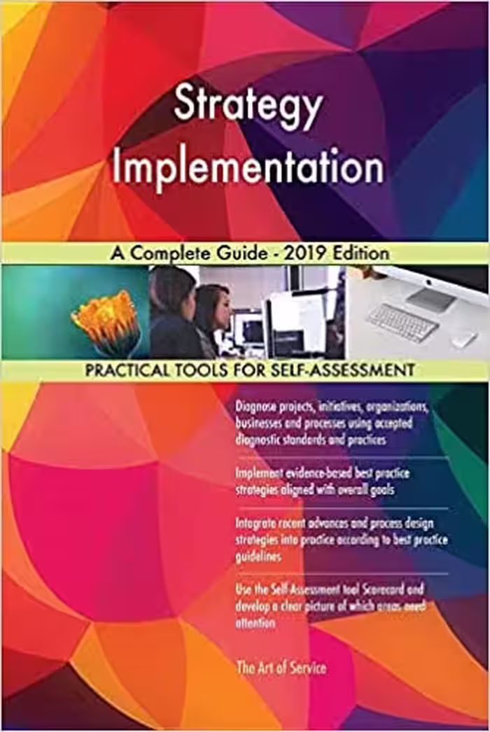خرید و دانلود کتاب Strategy Implementation A Complete Guide - 2019 Edition