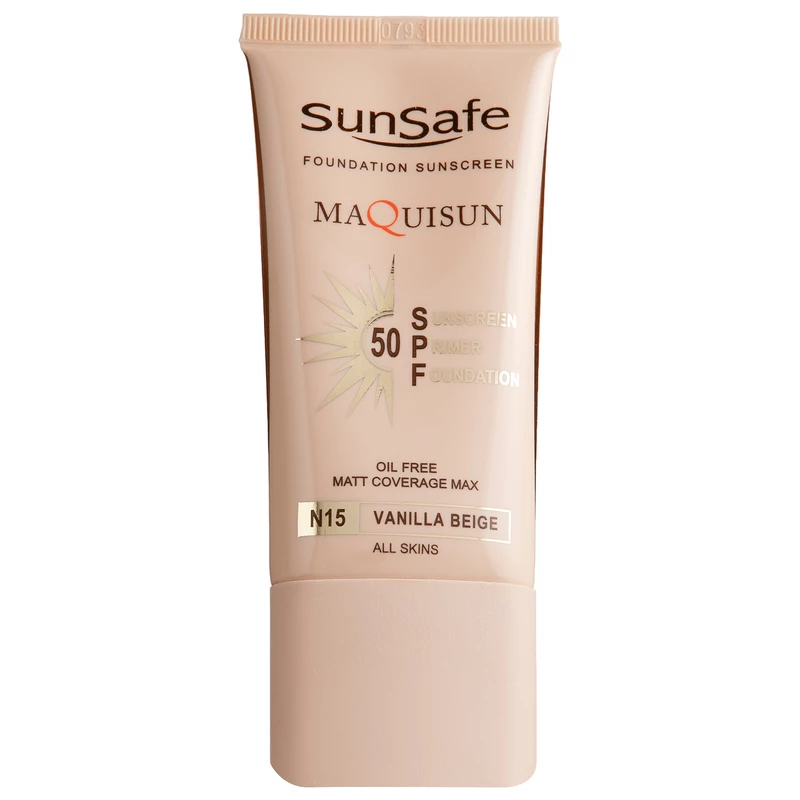 ضد آفتاب سان سیف کرم پودری و پرایمری مکیسان با SPF50 رنگی