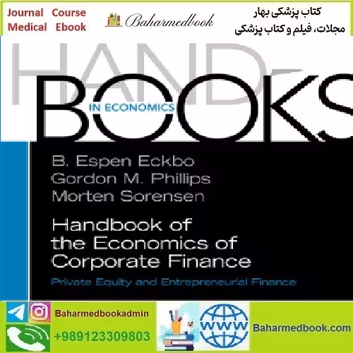 Handbook of the Economics of Corporate Finance Volume 1 to 1