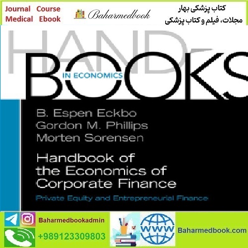 Handbook of the Economics of Corporate Finance Volume 1 to 1