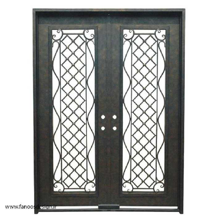 درب کلاسیک فلزی فرفورژه کد 2174