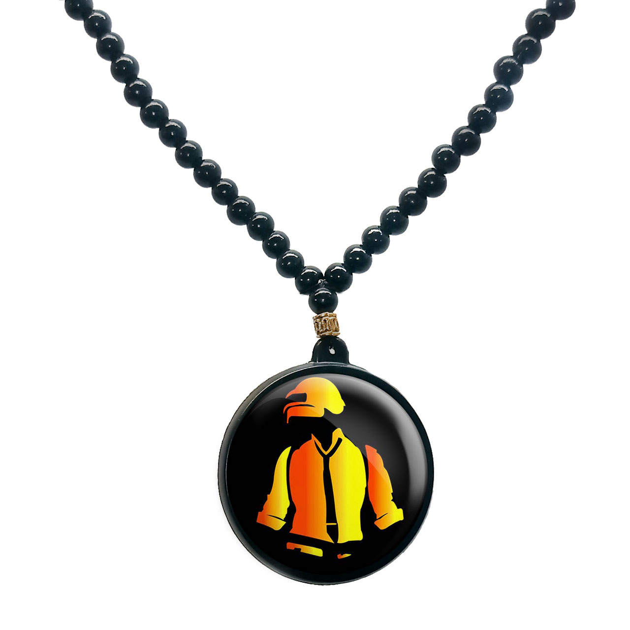 گردنبند پرمانه طرح pubg کد pmd.462 مدل دو طرفه