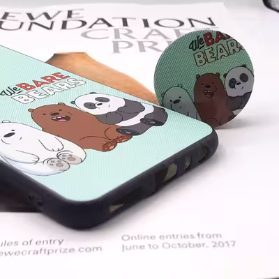 کاور لاین کینگ مدل 3bear مناسب برای گوشی موبایل سامسونگ Galaxy A10s به همراه پایه نگهدارنده