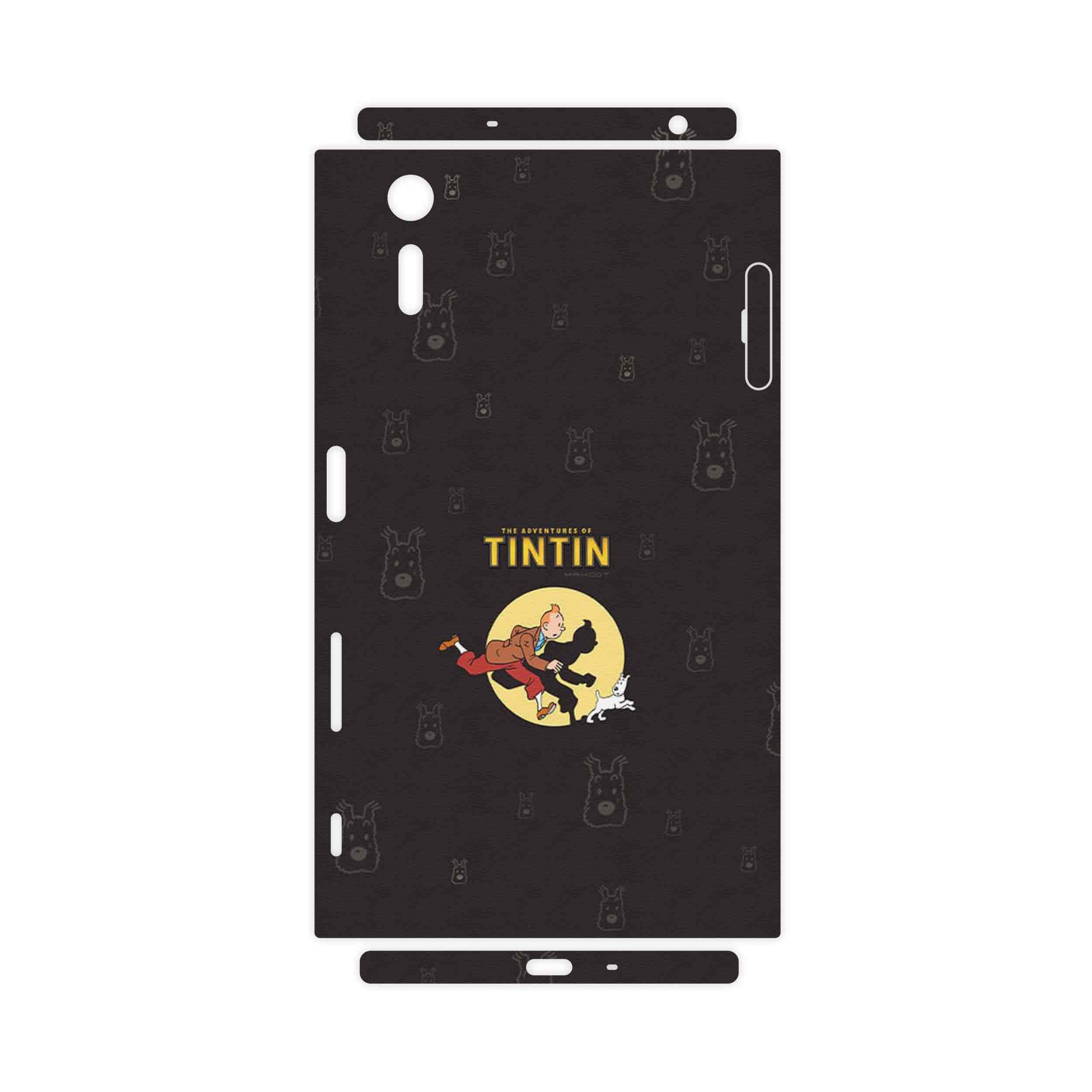 برچسب پوششی ماهوت مدل Tintin-FullSkin مناسب برای گوشی موبایل سونی Xperia XZ