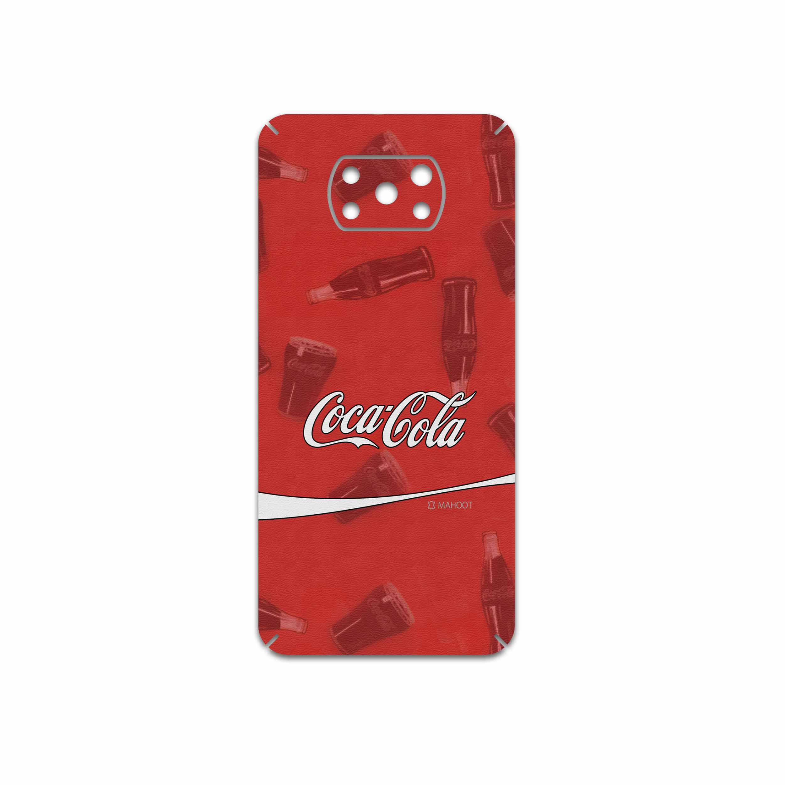 برچسب پوششی ماهوت مدل Coca-Cola-Logo مناسب برای گوشی موبایل شیائومی Poco X3 Pro