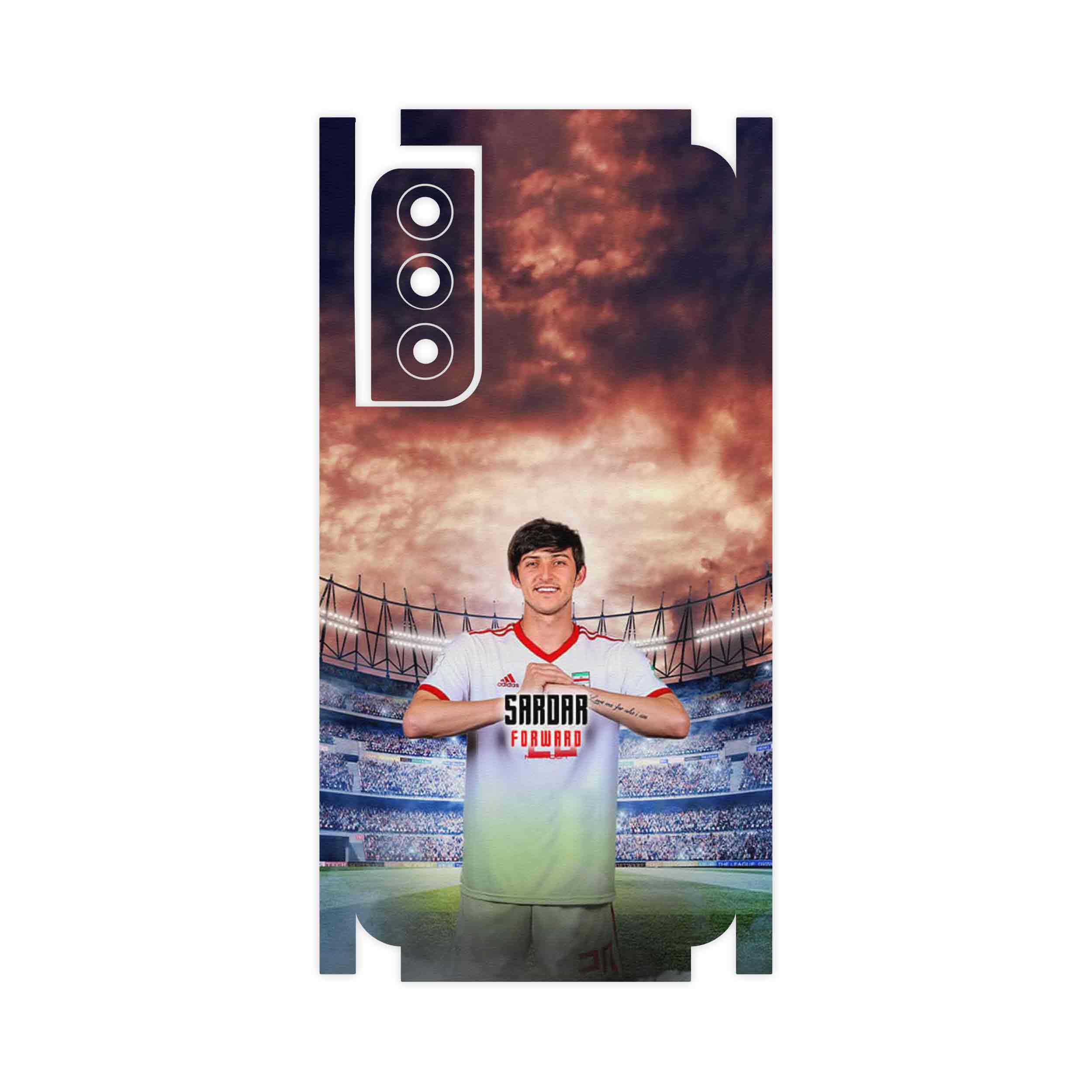 برچسب پوششی ماهوت مدل Sardar Azmoun-FullSkin مناسب برای گوشی موبایل سامسونگ Galaxy S21 FE 5G