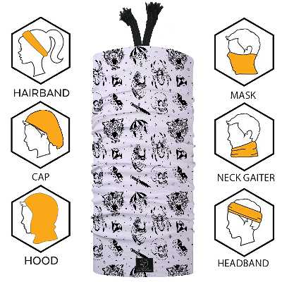 دستمال سر و گردن 27 مدل ببر کد HB08