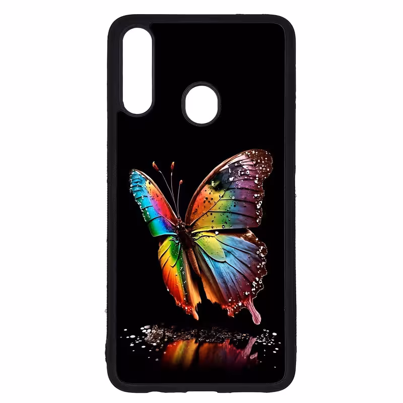 کاور طرح پروانه کد G-038 مناسب برای گوشی موبایل سامسونگ Galaxy A20s | دیجی قاب دونی