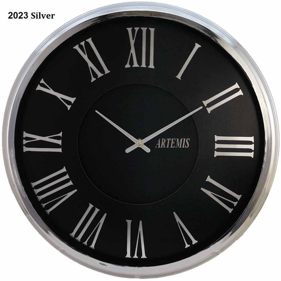 ساعت دیواری آرتمیس کد 2023 Silver نقره ای کد 11950