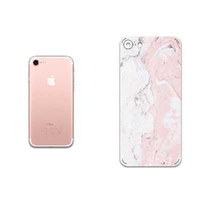برچسب پوششی ماهوت مدل Blanco-Pink-Marble مناسب برای گوشی موبایل اپل iPhone 7
