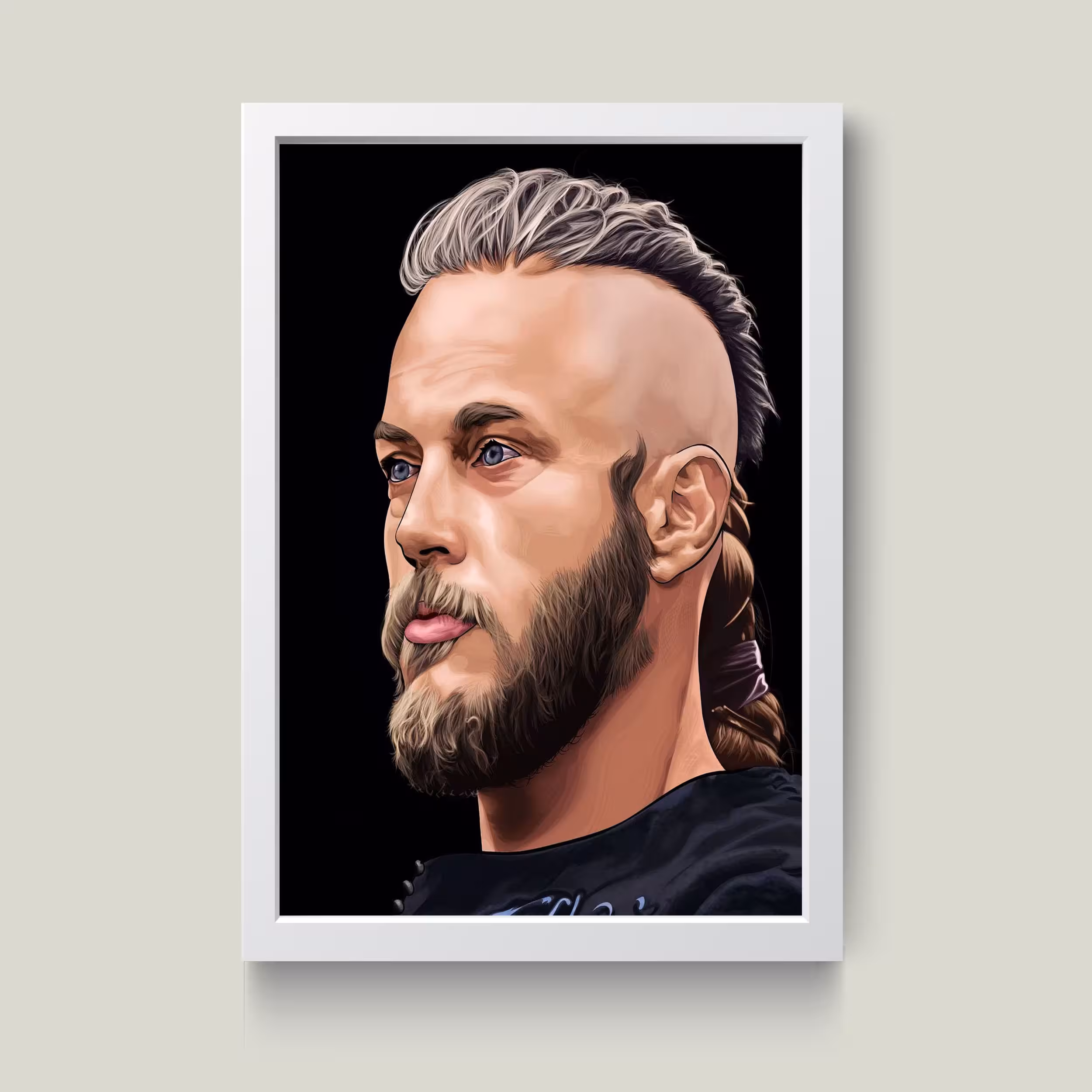 تابلو مدل رگنار Ragnar Lothbrok کد m2460-w