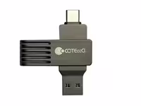 فلش مموری تایپ سی دو کاره  کوتچی مدل Type-C &amp; USB-A High Speed Flash Drive  CS8833 با ظرفیت 128 گیگ