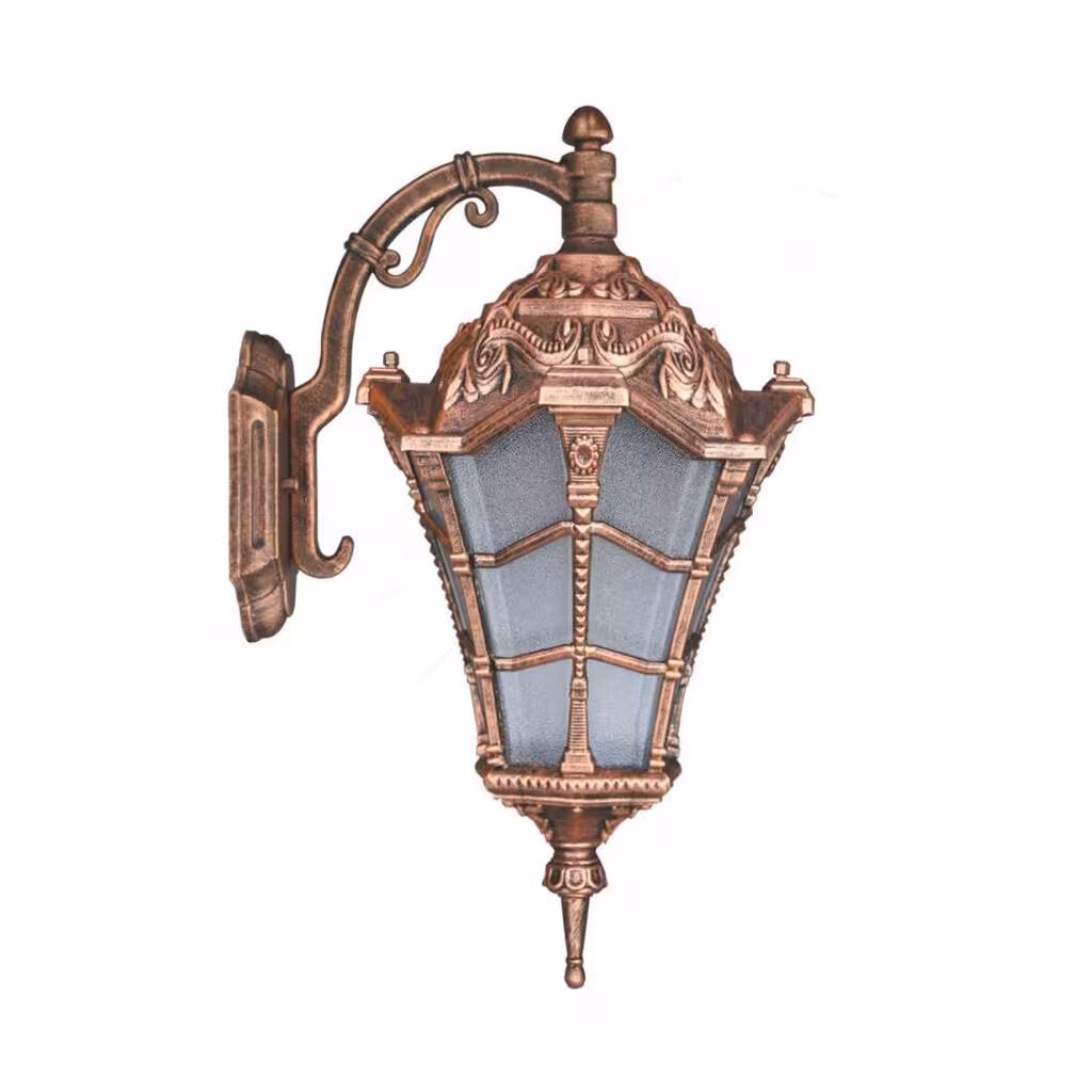 چراغ دیواری حیاطی و پارکی تکشیدفام مدل وستا کوچک کد 8801-15