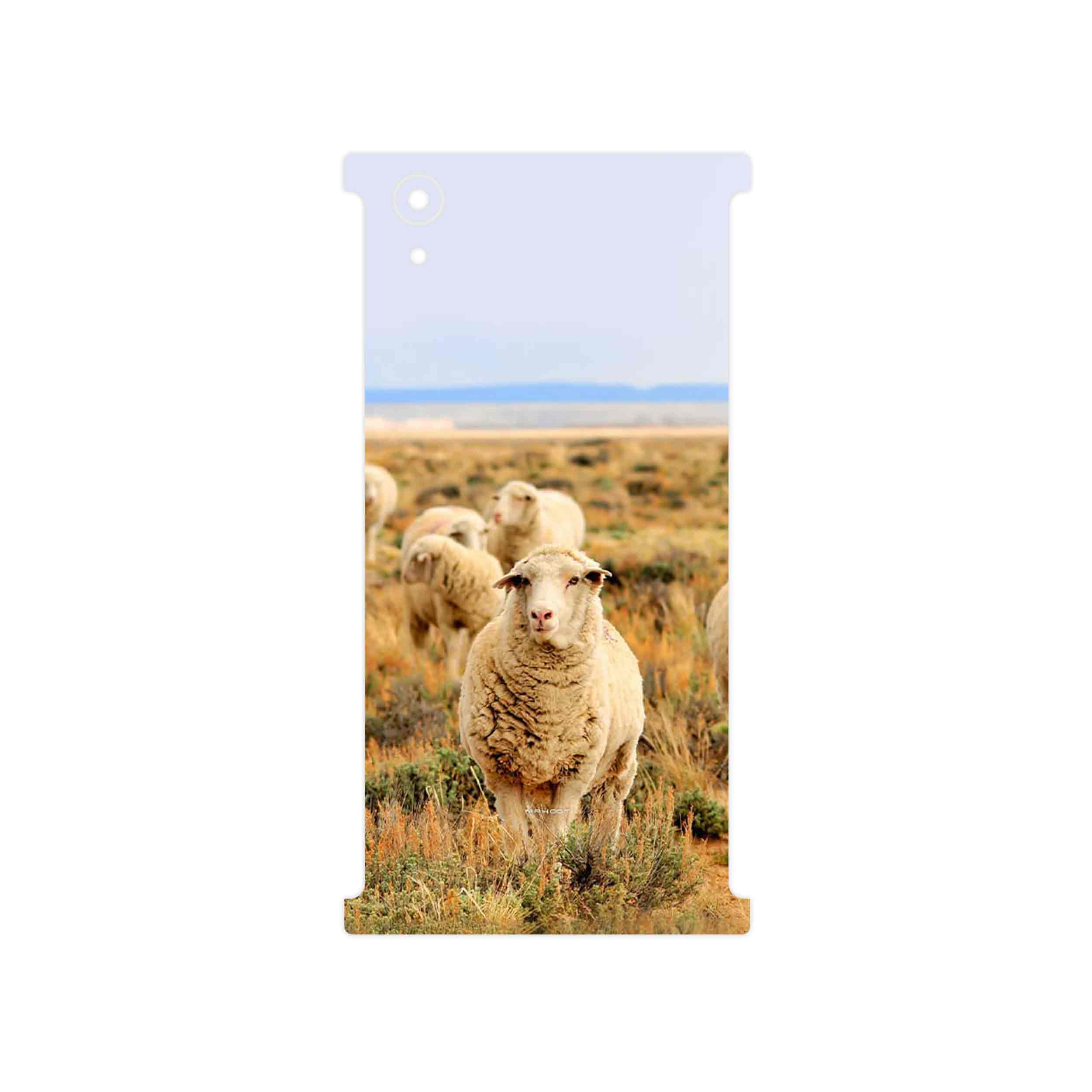 برچسب پوششی ماهوت مدل Sheep مناسب برای گوشی موبایل سونی Xperia XA1 Plus