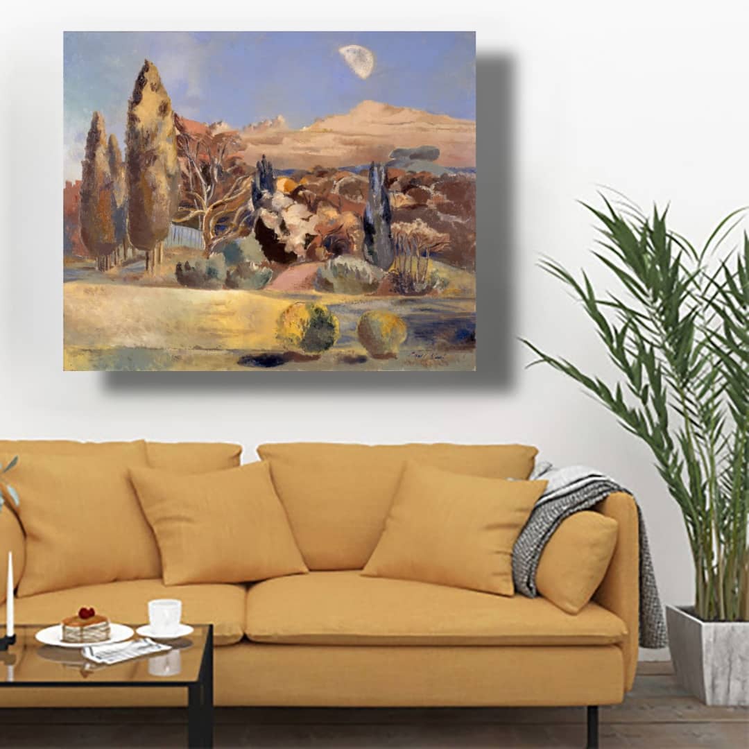 تابلو شاسی طرح نقاشی طبیعت مدل 1263